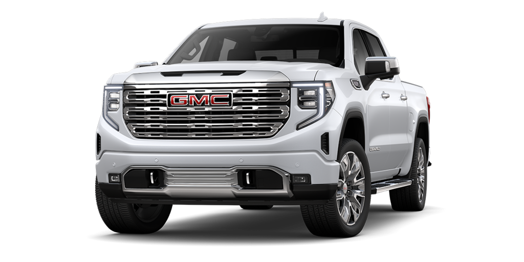 GMC Sierra 2026 versión Denali color Polar White Tri-Coat Metallic